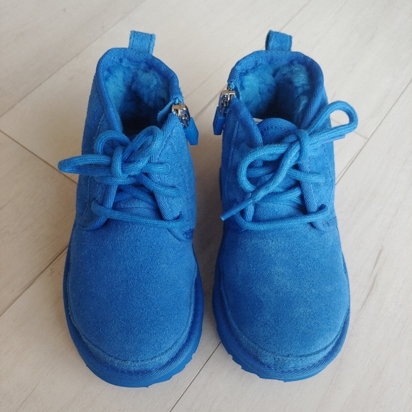UGG NEW Toddler Neumel II Chukka Boots Dive Blue - Picture 4 of 10